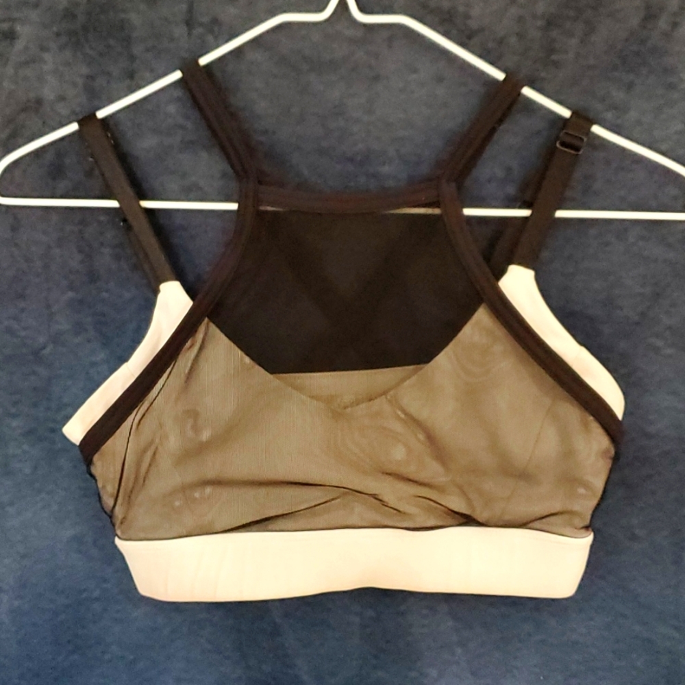 Mesh sports bra